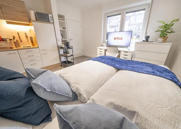 Fuer 2, Kueche, Kaffeemaschine, Smart Tv Lejlighed Dortmund